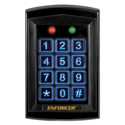 Seco-Larm - SK-1323-BPQ - Sealed Black Housing Weatherproof Stand-Alone Digital Access Keypad