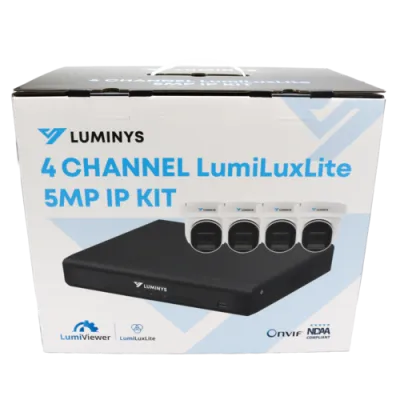 Luminys - K54-4D1A2 - 4 Channel 5MP LumiDeterrent IP Bundle