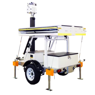 Luminys - TG-113A-OFS - LumiGuardian Solar Security Trailer Offshore Shipping Fee