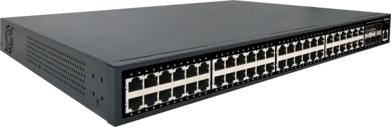 GeoVision - 84-APOE48W-301U - 48-Port Gigabit 802.3at + 6*10GE SFP+ Uplink Port, Web Management
