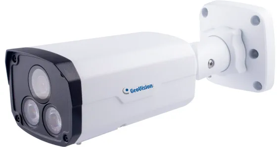 GeoVision - 84-BLFC58W-0010 - AI 5MP H.265 Super Low Lux WDR Pro Full Color Warm LED Bullet IP Camera