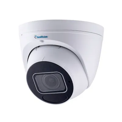 GeoVision - 84-EBD881W-3010 - AI 8MP H.265 4.3x Zoom Super Low Lux WDR Pro IR Eyeball IP Dome
