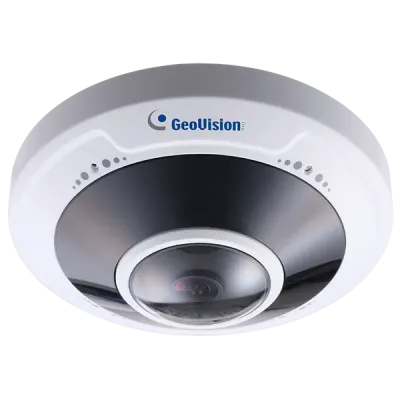 GeoVision - 84-FER572W-0010 - 5MP H.265 Super Low Lux WDR Pro IR Fisheye Rugged IP Camera