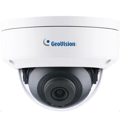 GeoVision - 84-GDR2801-3F10 - AI 2MP H.265 Super Low Lux WDR Pro IR Mini Fixed Rugged IP Dome, 3.6mm