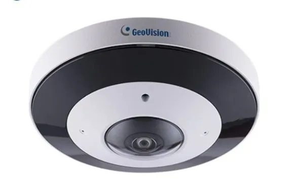 GeoVision - 84-GFER690-0010 - Cloud AI 6MP H.265 Super Low Lux WDR Pro IR Fisheye Rugged IP Camera, 1.65mm