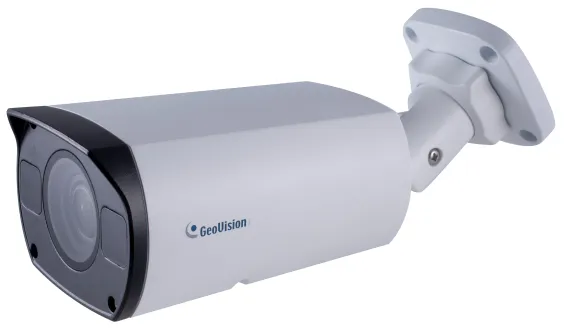 GeoVision - 84-TBL480W-0010 - AI 4MP H.265 5x Zoom Super Low Lux WDR Pro IR Bullet IP Camera
