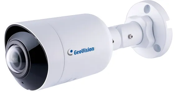GeoVision - 84-TBLP580-0010 - AI 180° Panoramic 5MP H.265 Super Low Lux WDR Pro IR Fixed Bullet IP Camera