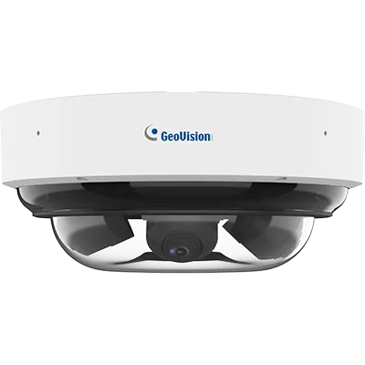 GeoVision - 84-TMS2081-1010 - AI 4 x 5MP Quad-Sensor Multi-Directional H.265 5x Zoom Super Low Lux WDR Pro IR IP Dome