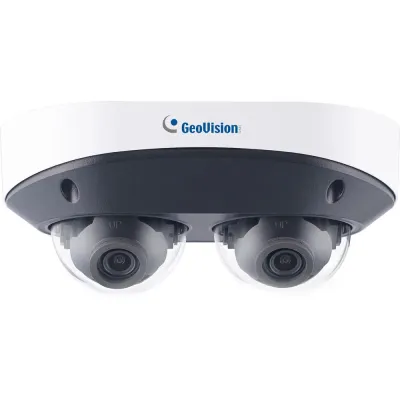 GeoVision - 84-TMS8800-0010 - 2 x 4MP Dual-Sensor Multi-Directional H.265 Super Low Lux WDR Pro IR Fixed IP Dome