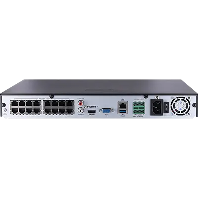 GeoVision - 84-TNR1620-P00U - 16 Channel H.265/H.264 POE Standalone NVR 2 Bay, US