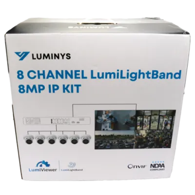Luminys - K86-8B2A4 - 8CH 8MP LumiLightBand IP Bundle
