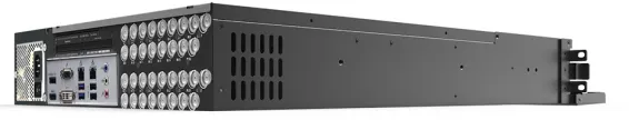 ExacqVision - 3208-48T-F2A - 48TB A-Series Hybrid 2U Front Accessible Recorder Professional Win10 With 8 IP Cameras licenses and 32 Analog