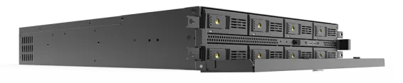 ExacqVision - 3208-48T-F2A - 48TB A-Series Hybrid 2U Front Accessible Recorder Professional Win10 With 8 IP Cameras licenses and 32 Analog
