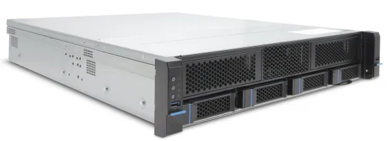 EXACQ - 1608-24T-2AL - Hybrid 2U Rackmount A-Series exacqVision NVR with 8 IP Professional licenses (64 max) and 16 analog channels, 24TB Internal JBOD storage. Linux Ubuntu 22.04 LTS OS on SSD, 8GB RAM, Dual 2.5GbE on-board, 4 x USB, 1 x HDMI, 2 x D