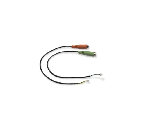 AV-1AK -  Audio Cable, 2 Pin Connector to 3.5mm Jack for MegaDome G3 and Contera Large Dome - IDIS