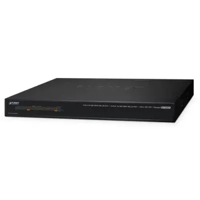 PLANET - AVS-4210-24HP4X - 8-Port 10/100/1000T 802.3bt PoE + 16-Port 10/100/1000T 802.3at PoE + 4-Port 10G SFP+ Managed AV Switch
