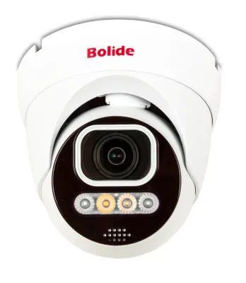 BOLIDE - BN8029LL/NDAA - H.265 4MP 3-8mm Motorized Varifocal Lens IP67 Extreme Low Light Camera, Full Color Mode, Two-Way Audio ( Built-in Speaker and Mic ), MicroSD Slot Up to 256GB, POE, 12VDC, , iPac AI Enabled with Facial Recognition System, NDAA