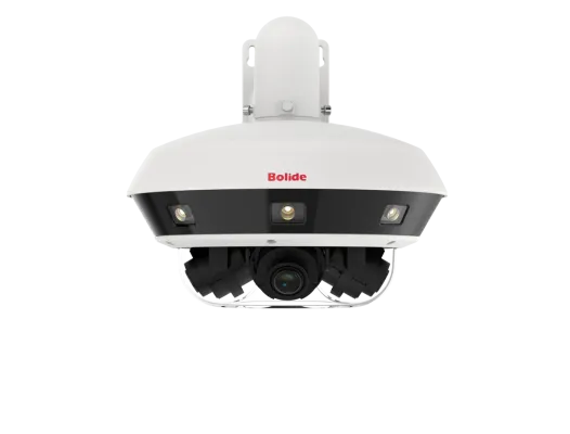 BOLIDE - BN8108R/NDAA - 5MP Multi-Sensor Camera, 4 Adjustable Lenses In One Camera Cover Up to 360° Field of View, 4-Channel Steam Output, and Each Channel Can Output Max. 5MP @ 25/30FPS, 4-Channel Starlight and 120Db WDR, Built-in Dual Source Illumi