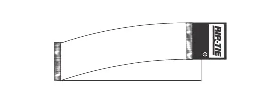 Rip-Tie - C-08 - One Inch Wide CableCatch, 1″ x 8″