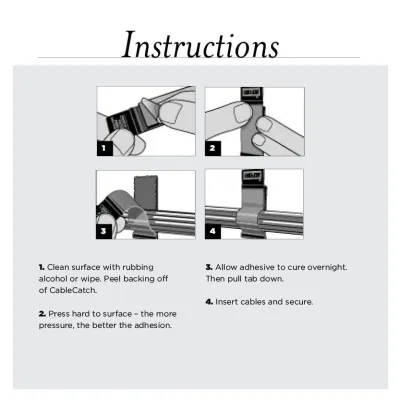 Rip-Tie - C-E5 - Two Inch Wide CableCatch, 2″ x 5″