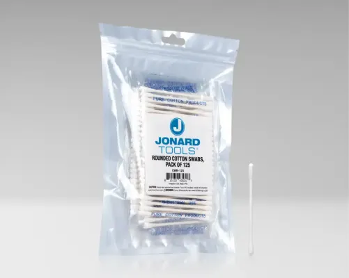 Jonard - CWR-125 - Rounded Cotton Swabs, Pack of 125