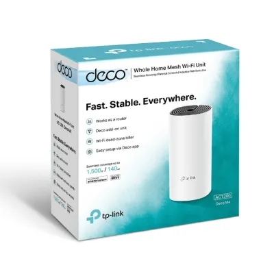 TP-Link - DECO M4(1-PACK)_ISP - AC1200 WHOLE HOME MESH WI-FI WRLS UNIT ISP VERSION