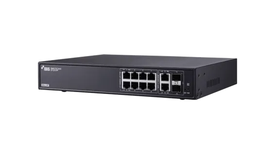 DH-2212PF - DirectIP Gigabit PoE Switch - IDIS