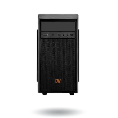Digital Watchdog - DW-BJAiMT16T - Blackjack AI mid-tower, Windows OS on SSD, 4 DW Spectrum recording licenses and 4 IVA Ai Server licenses pre-installed, 64 cameras @ 2.1MP, 64 analytic streams, 480Mbps throughput, Intel i7, 32GB RAM, 16TB storage, 5
