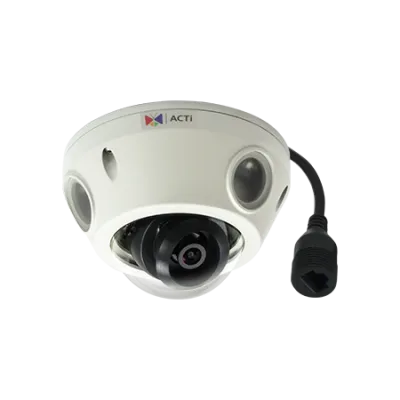 ACTi - E933 - 2MP Video Analytics Outdoor Mini Dome with D/N, Adaptive IR, Extreme WDR, SLLS, Fixed lens
