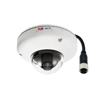ACTi - E936M - 2MP Video Analytics Outdoor Mini Dome with Extreme WDR, SLLS, M12 connector, Fixed lens