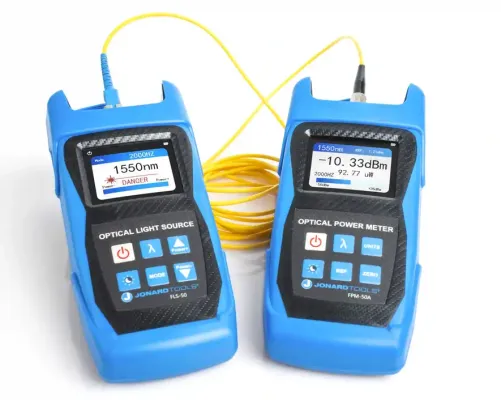 Jonard - FLS-50S - Optical Light Source with SC/ST/FC/FC-LC Adapters for PC/UPC Connectors 