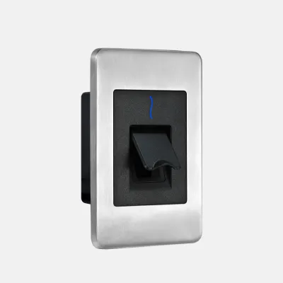 ZKTeco USA - FR1500-iClass - Flushmount Slave Fingerprint Reader with HID iClass Card Reader