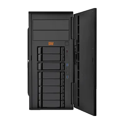 Digital Watchdog - DW-BJTR716112TS - Blackjack Tower Servers with Intel Core i7 Processor with RAID6, Windows Server OS, 112TB