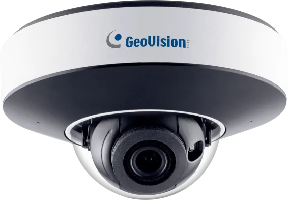 GeoVision - 84-GDR4900-0010 - Cloud AI 4MP WDR Pro IR Mini Fixed Rugged IP Dome