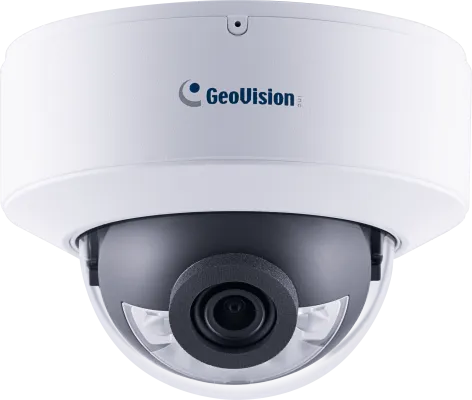 GeoVision - 84-GDRF480-3F10 - AI 4MP H.265 Super Low Lux WDR Pro Full Color Warm LED IR Mini Fixed Rugged IP Dome, 3.6mm