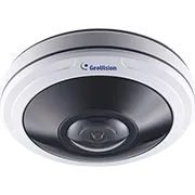 GeoVision - 84-GFER128-0010 - AI 12MP H.265 Super Low Lux IR Fisheye Rugged IP Camera, 1.65mm