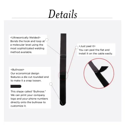 Rip-Tie - H-07-ESL - One Inch Wide EconoWrap with Slip-On, 1″ x 7″