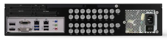 ExacqVision - 3208-36T-R2AL - 36TB A-Series Hybrid 2U Recorder Professional Linux With 8 IP Cameras licenses and 32 Analog