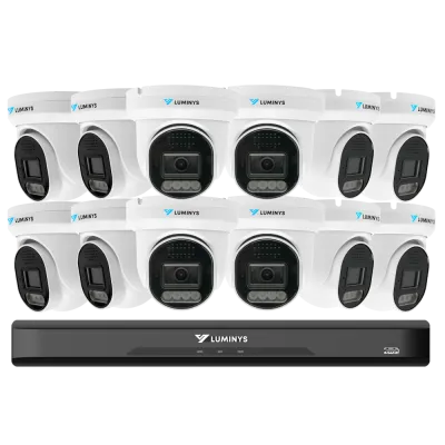 Luminys - K5T-16D2A4 - 16 Channel 5MP LumiDeterrent IP Bundle