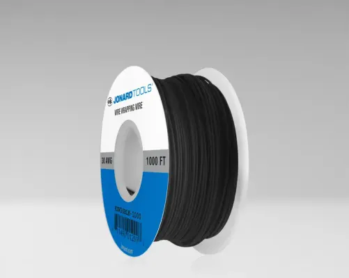 Jonard - KSW30BLK-1000 - 30 AWG Kynar Wire CSW Black 1000 ft