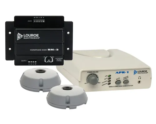 LOUROE - LE-009 - Single Zone Base Station w/A Mics/RN-2 Mixer for wider coverage