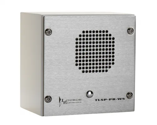 Louroe LE-096 Vandal Resistant Speaker Microphone w/Pushbutton/Wall Surface Mount