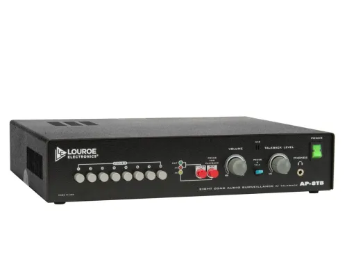 LOUROE - LE-344 - 8 Zone Base Station with Talkback With Rack Mount