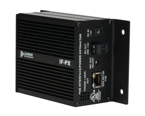 LOUROE - LE-345 - IF-PX Interface PoE Extractor w/ A Microphone