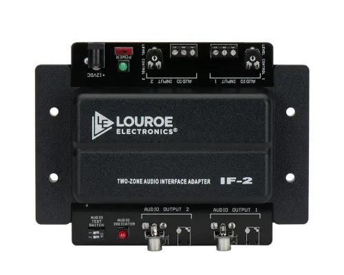 LOUROE - LE-374 - Two Zone Audio Interface w/2 A Microphones