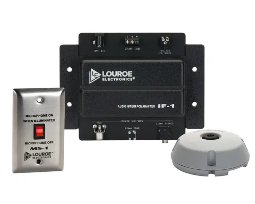 LOUROE - LE-381 - Interface w/ A Microphone w/Mute Switch