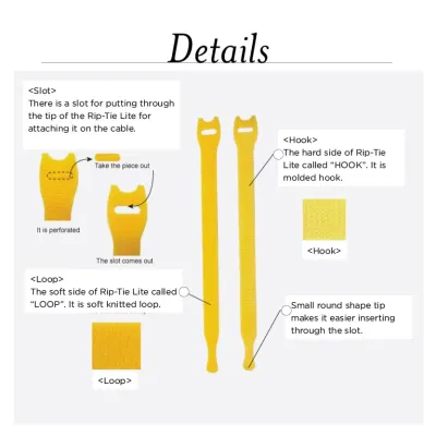 Rip-Tie - Y-10 - One Inch Wide Rip-Tie Lite