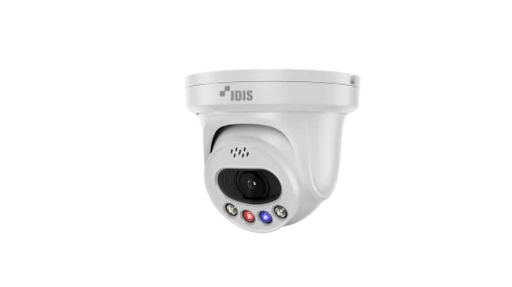 DC-D1414WEG - 4MP Active Deterrence Turret Camera - IDIS