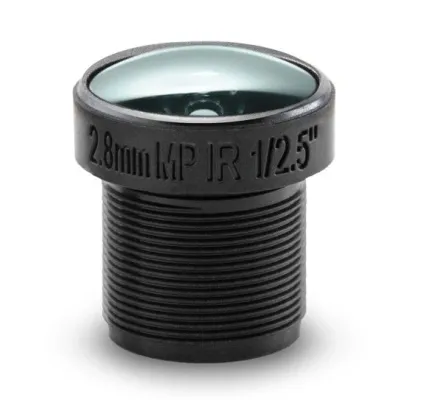 MPM2.8A - 2.8mm, 1/2.5" F1.8, M12-Mount, Fixed Iris, IR Corrected Lens - IDIS