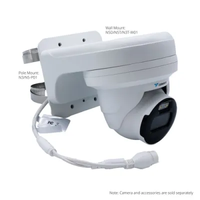 Luminys - N3T-8LA2 - N3-L Mainstream Series 8MP LumiLuxSmart IP Turret 2.8mm, IR, White-light LED, and Dual-mode